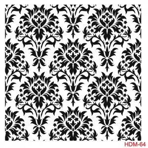 Трафарет Cadence пластиковый HDM-064 "Фон узор цветы", 25х25 см